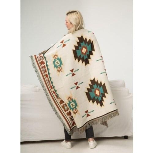 Simple Fashion Style Children Blanket Personality Tapestry Blankets Nap Knitting Thread Blanket Living Room Sofa