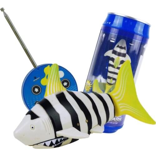 Remote Control R/C Mini 10.6cm shark Radio Control Sport Series Boy Gift Present Toys Model Waterproof fish tank toy