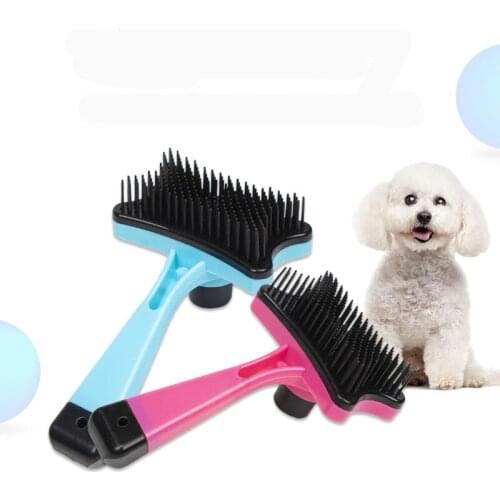 Cat Flea Comb Hair Brush Plastic Pet Dog Grooming Supplies for Small Dogs Cats Brushes Pet Products