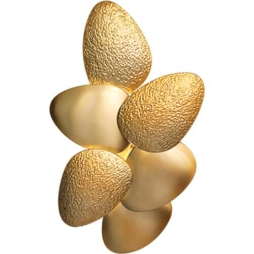 Nordic designer wall lamp bedroom bedside LED wall decoration lamp fashion luxury hotel golden corridor lamp