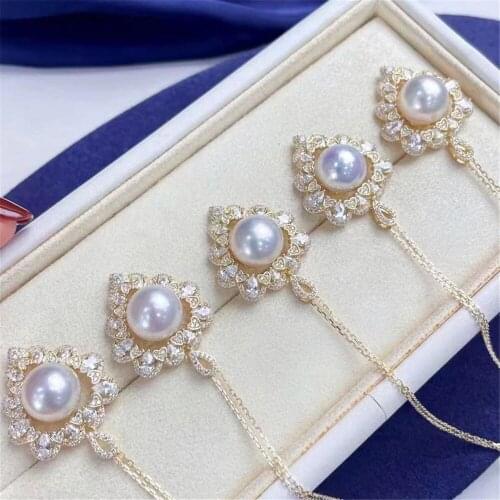 S925 Sterling Silver Screw Eye Pin Bail Top Drilled Beads End Cap For DIY Pearl Charm Pendant Connectors Jewelry Making