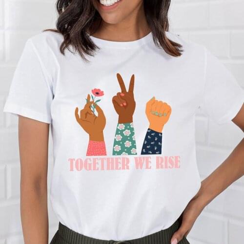 Promised Sisterhood Print Harajuku Top Women T-shirt Casual Ladies Basic O-collar Short Sleeved Women T-shirt Girl,Drop Ship