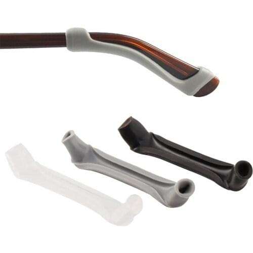 1 Pair Wholesale Anti-lip Ear Hook Eyeglass Holder Strechable Silicone Glass Ear Stopper Glasses Accessories
