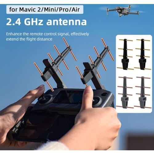2.4Ghz Yagi Antenna for Mavic 2 Zoom Mavic Pro Mini Air Phantom 4 Pro Drone Remote Control Signal Booster Signal Range Extender