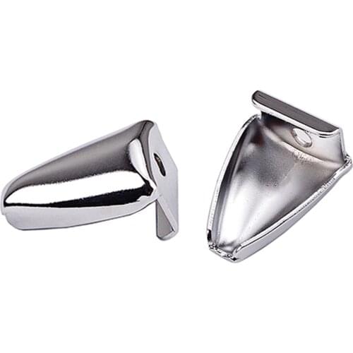 2Pcs Bass Drum Claw Hook Drum Lugs for Drum Set Drum Kit Replacement Parts Accessory, Silver