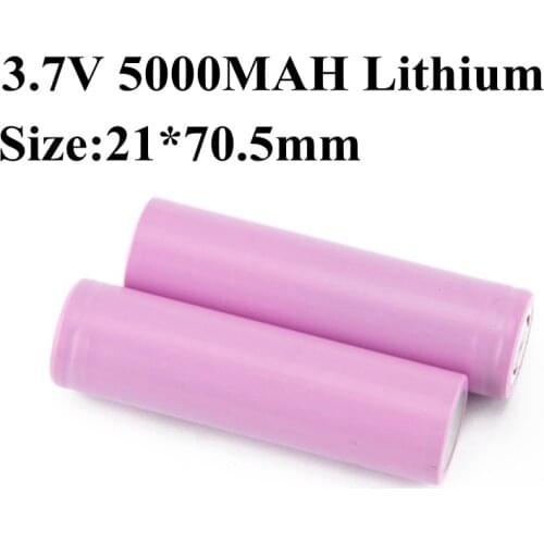20pcs New Specials 3.6v 3.7v 5000mah 21700 Lithium Li-ion Rechargeable Battery Import From Japan High Capacity DIY Battery Pack