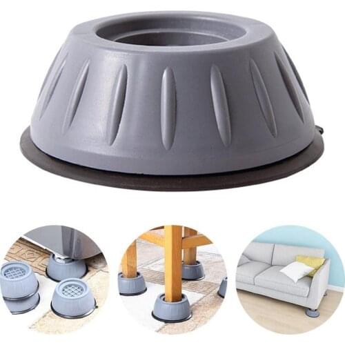 4PCS Universal Anti-Vibration Feet Pads Non-slip Silent Anti-skid Washing Machine Feet Pads Chair Sofa Furniture Rubber Legs