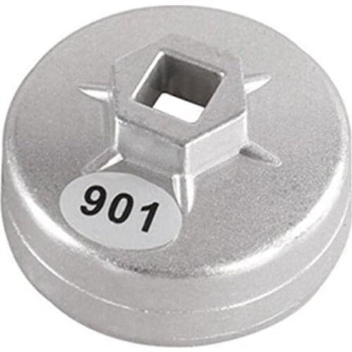 901 14 Flutes Cap Oil Filter Wrench 1/2 inch Square Drive Oil Filter Tools Filter Socket Wrench Spanner Hand Tool