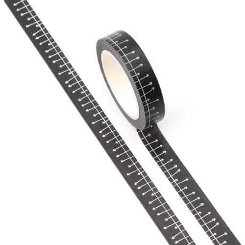 NEW 10pcs/Lot Decorative Black fencing Halloween Washi Tapes Japanese Bullet Journal Wholesale Masking Tape Cute Stationery