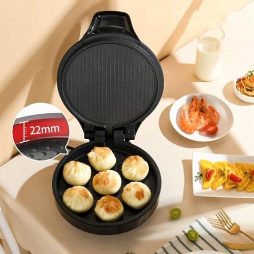 220V Electric Baking Pan Household Electric Bread Pan, Multi-function Breakfast Machine Frying and Baking Machine Pancake Pan