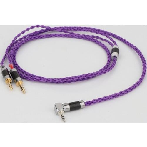 HiFi Cable With 2.5mm Trrs Balanced Male Compatible with Hifiman ANANDA ah-d7200 d5200 Headphones With Dual 3.5mm Male