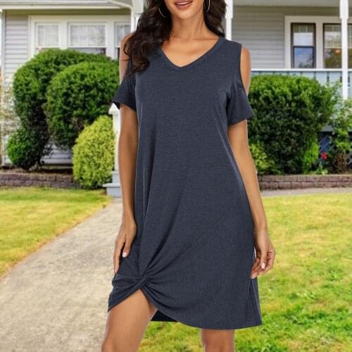 ISHINE Off-the-shoulder Summer Dresses