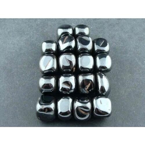 Hematite Magnetite 1/2 Lb Lots Tumbled Magnets Silver Black Mineral