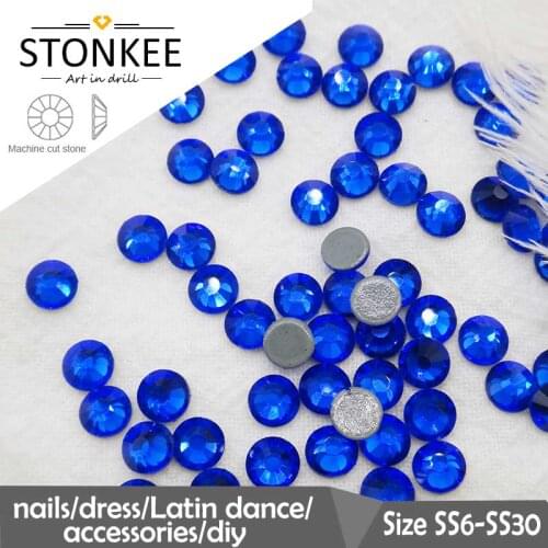 Flat Beads HotFix crystal and colors Rhinestone iron-on SS6 SS10 SS10 SS20 SS30 for Wedding Dress Bags Hat DIY