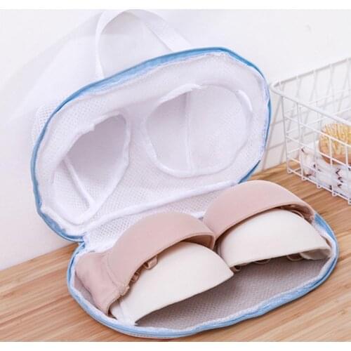 Clothes Washing Machine Laundry Bra Aid Lingerie Mesh Net Household Basket femme Bag Wash supplies L7M7
