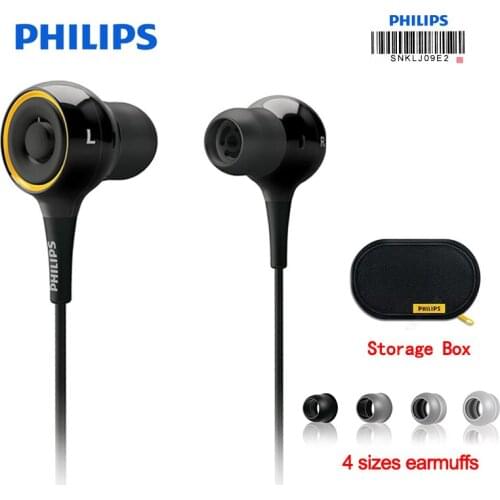 Philips SHE6000 Sport Headset In-Ear Running Earphone with Bass Stereo 1.2m Cable Length for HuaweiSamsung OfficialCertification