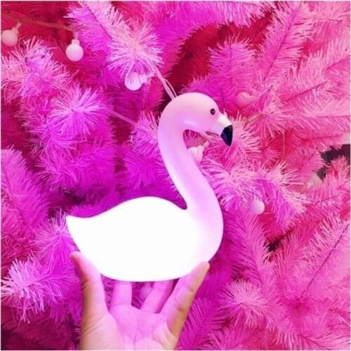 Led Work Light Silicone Flamingo Night Lamp Flamingo LED Light Wedding Decoration Kid 'S Room Home Decor Flamingo Lamp Room Ornament