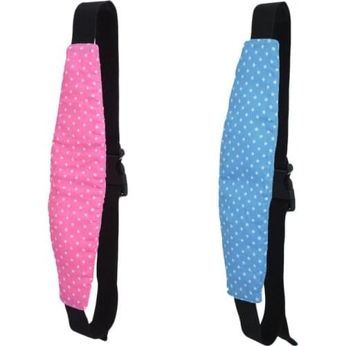 1Pcs Fixing Band Baby Kid Head Support Holder Star Print Sleeping Belt Car Seat Sleep Nap Holder Belt Baby Stroller Safety Seat