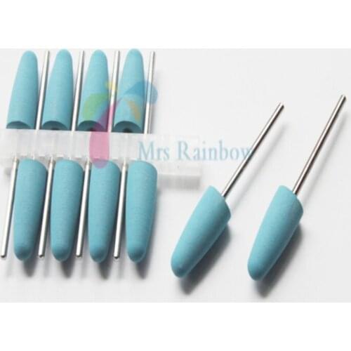100/Pcs Dental Super-Fine Silicone Polishers Burs Smoothing Polishing Bur Dentist Lab Accessiores Supplies Tools