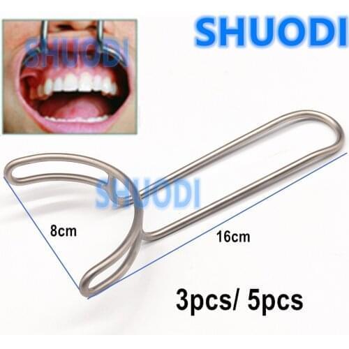 3pcs/5pcs Dental Implant Vestibulum RetractorT Shape Retractor Mouth Gag Opener Dentist Surgical Instrument upper mandible