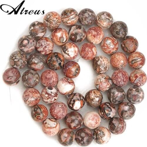 Red Leopard Skin Stone New Natural Stone Beads Shiny Round Beads For Jewelry Making 4/6/8/10mm Jadeite DIY Bracelets Necklace