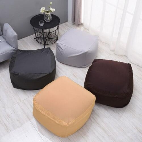 Lazy BeanBag Sofas Cover Chairs Without Filler Linen Cloth Lounger Puff Couch Bean Seat Living Room Bag Asiento Tatami Furniture