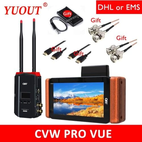 CVW PRO VUE Wireless Transmitter and Monitor Receiver Set HDMI SDI WIRELESS Compatible with YUOUT hollyland vaxis transmitter
