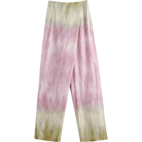 Glamorous Colorblock Maxi Straight Pants DLZK042