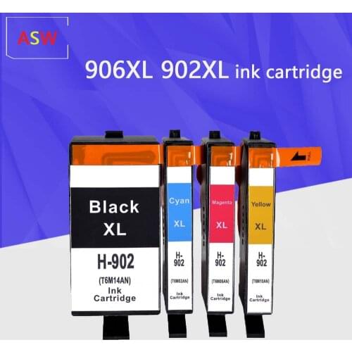 ASW Compatible Ink Cartridge for HP 902 906 902XL 906XL 902XL For HP OfficeJet Pro 6954 6960 6962 6968 6975 6978 printer