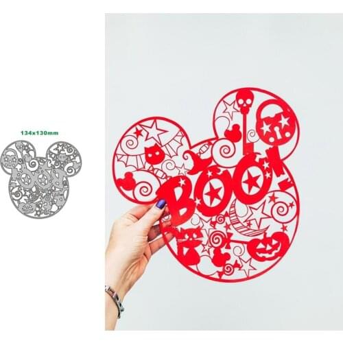 Metal Cutting Dies BOO for DIY Scrapbooking Decorative Embossing DIY Paper Cards