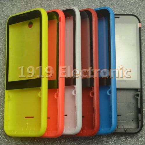 New Mobile Phone Housing Cover Case WithOUT Keypad For Nokia 225 N225 Asha