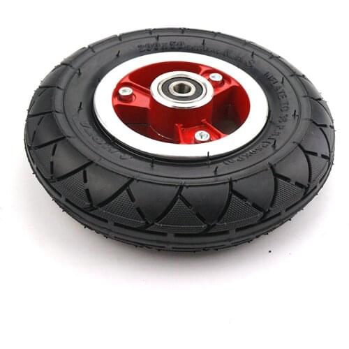 200x50 Electric Scooter Tyre With Wheel Hub 8" Scooter Tyre Inflation Electric Vehicle Aluminium Alloy Wheel Pneumatic Tire