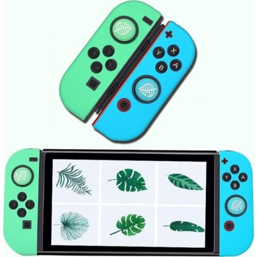 Silicone Skin Case Cover For nintendo switch NS Controller Gamepad Joystick Soft cases Cap Thumb Stick Grip cover