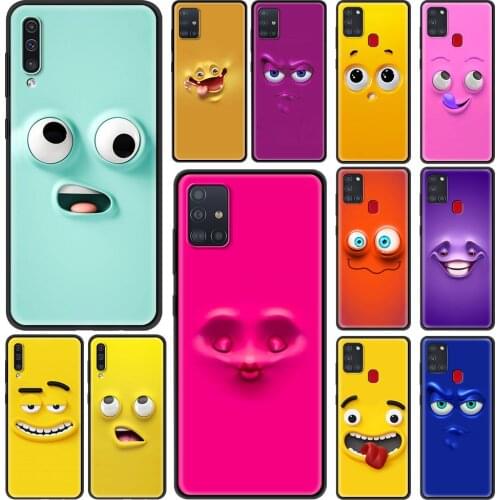Funny Face Cute Silicone Phone Case For Redmi Note 9S 10 8 Pro 8T 7 9C 9 9A 7A 8A K40 Cover Coque Fundas Housing