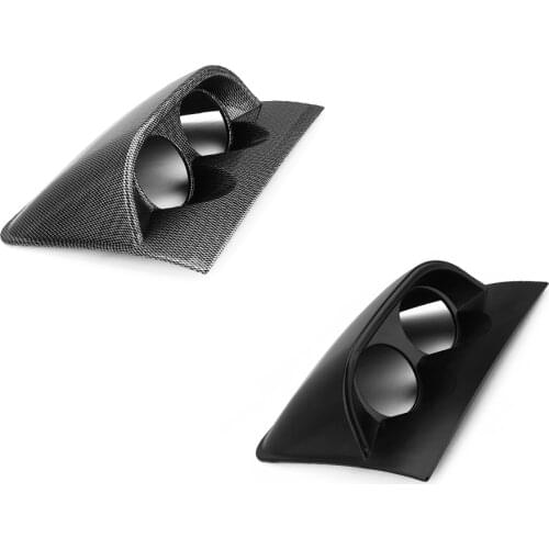 52mm Car Modification Parts Bracket Black And Carbon Fiber Meter Rack Universal Car Gauge Holder for 2-Inch Double Holes