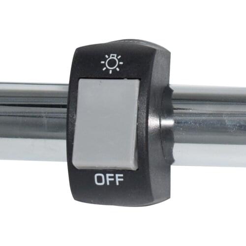 Universal 7/8" Motorcycle Handlebar Switches Headlight Fog Brake Light Switch With Two Bullet Connectors For BWS Honda Yamaha