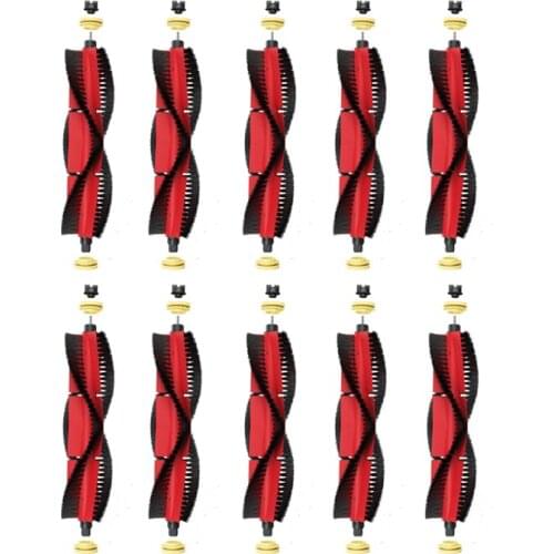 10Pcs Washable Detachable Main Brush for Xiaomi Roborock S5 S6 Max Maxv Pure S50 S60 Xiaowa Plus E20 E35 Mi Robot Vacuum Cleaner
