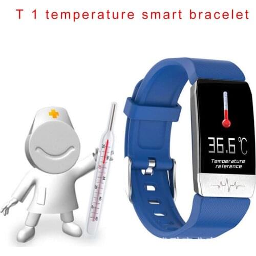 2020 Body Temperature watch Fitness Tracker ECG Smart Bracelet Heart Rate Monitor Immunity Smart Watch Music Control Sport watch