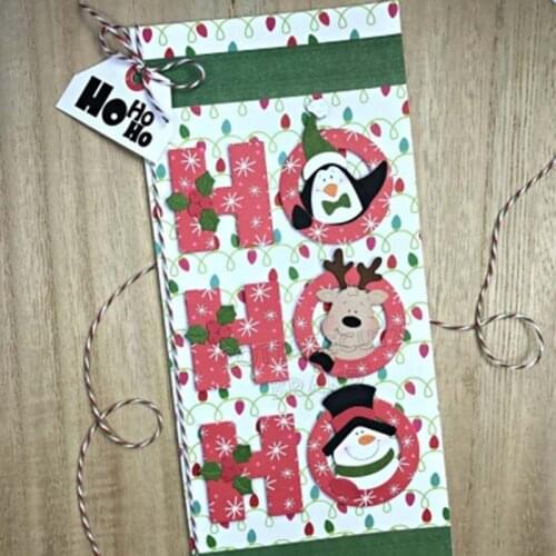 2020 Christmas snowman penguin deer Metal Cutting Dies DIY Scrapbooking Paper Photo Album Knife Mould Cards Blade Punch Stencils