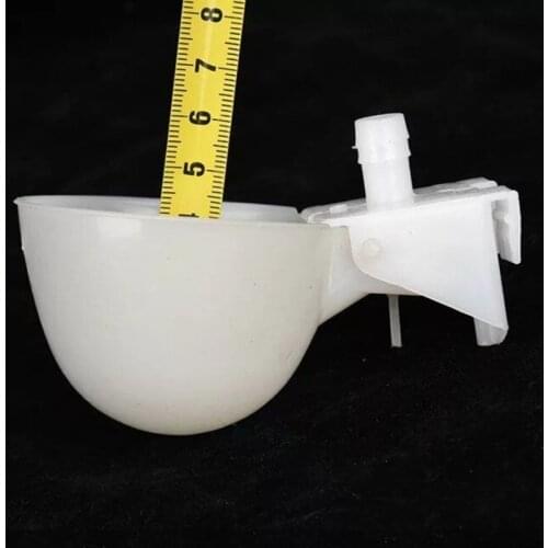 50 Pcs Poultry Water Drinking Cups pigeon Automatic Quail Chicken Drinking Plastic Chicken Drinker Cups cage Breeding equip