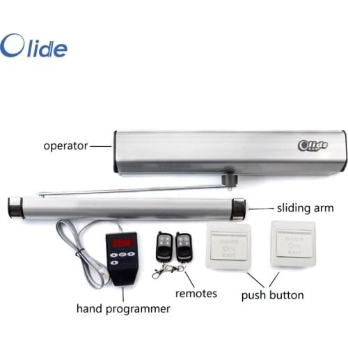 Bathroom Automatic Swing Door Opener With Remote Control,Electric Swing Door Closer DC 12V