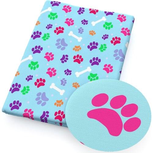 David accessories 50*145cm Foot Print 100% Cotton Fabric for Sewing Dress Cloth Making DIY Cushion Cover,c13230