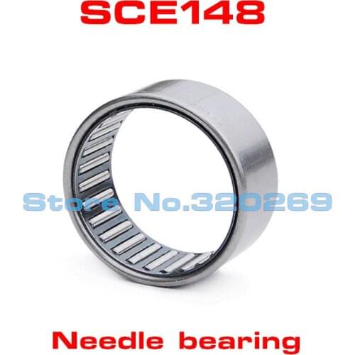 2pcs SCE148 0.625 x 1.125 x 0.5 Inch Shaft Needle Bearing