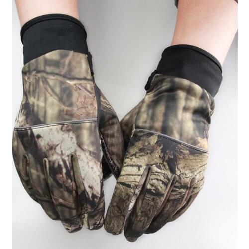 Camouflage Miss Finger Warm Cycling Gloves Motorcycle Gloves Winter Outdoor Ski Gloves Windproof Waterproof Women Men MJ