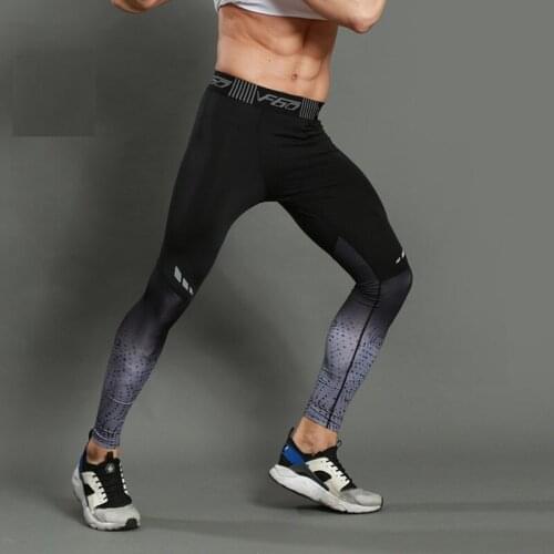 Compression Pants Tights Men Sport Leggings Fitness Sportswear Long Pants Gym Training Pants Skinny Leggins Running