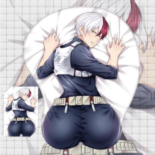 My Hero Academia Todoroki Shouto Wrist Rest Pad Mousepad PU Mouse Pad Game Computer Keyboard Office Mat Desk for Teen Mousepad