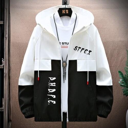 Spring Autumn 2021 New Mens Bomber Zipper Jacket Male Casual Streetwear Hip Hop Slim Fit Pilot Coat Men Clothing Dropshipping