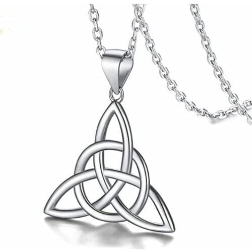 Metal Alloy Religious Knot Viking Necklaces Ireland Charm Jewelry Custom Fashion