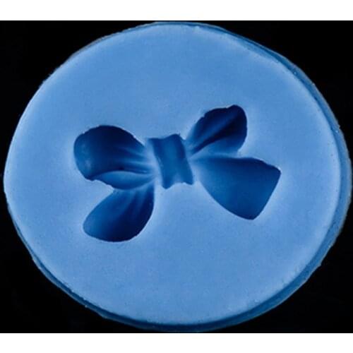 Cute Bowtie Silicone 3D Cake Fondant Cake Decorating Sugarcraft Tools Soap Bakeware JH130