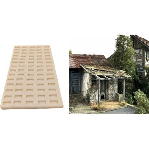 1/35 Scale Miniature Brick Making Mold Sand Table Scene DIY Accessories, Kids Creative Toys
